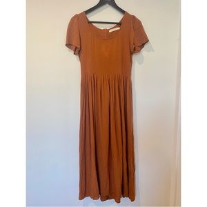 Flawed Christy Dawn “Scarlet” Dress in Rust